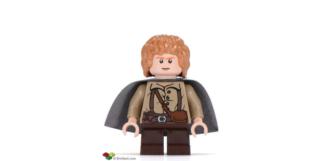 LEGO Minifigure Samwise Gamgee (Sam) - Dark Bluish Gray Cape – lor004