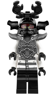 Minifig njo0235 - Stone Army Warrior - Red Face, Giant