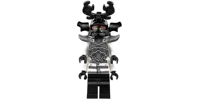 Minifig njo0235 - Stone Army Warrior - Red Face, Giant