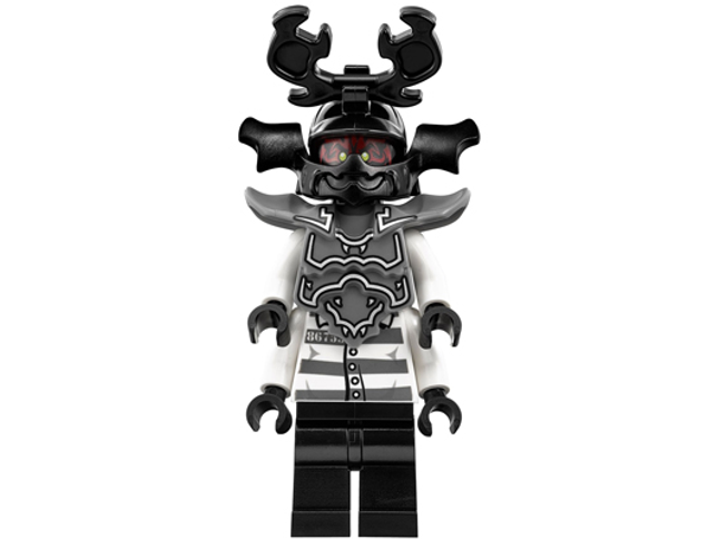 Minifig njo0235 - Stone Army Warrior - Red Face, Giant