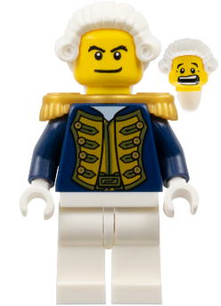 LEGO Minifigure Admiral (Head 4506812) – pi149