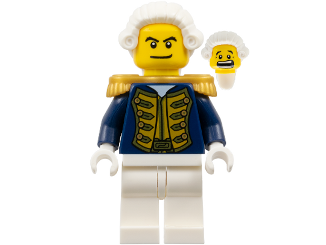 LEGO Minifigure Admiral (Head 4506812) – pi149