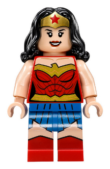LEGO Minifigure Wonder Woman -  Gold Tiara, Blue Skirt – sh0456